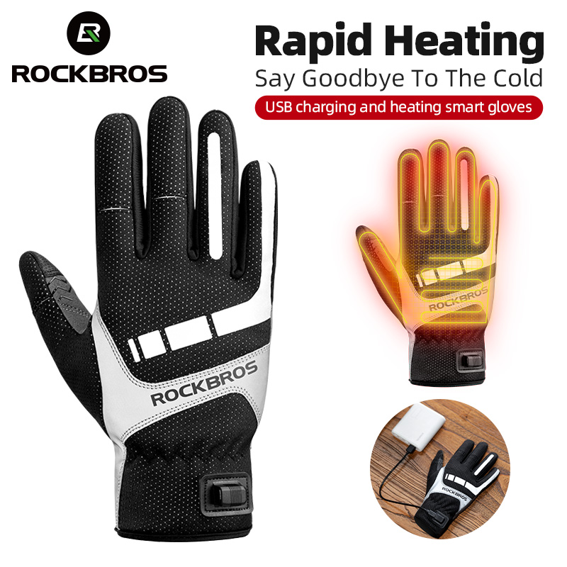 ROCKBROS Heated Winter Glove C - Heated Gloves Electric ulasan dan harga