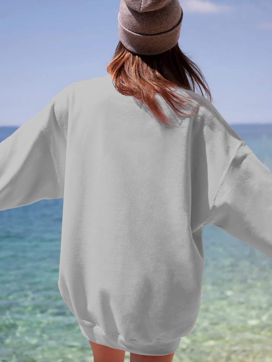 Women's Letter Graphic Sweatsh - Winter Clothing Gift Ideas ulasan dan harga